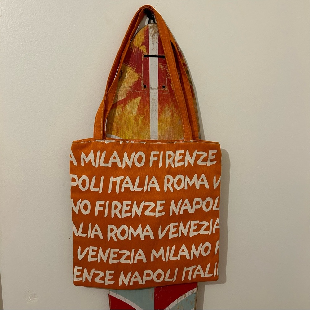 Retro Firenze Travel Tote Bag